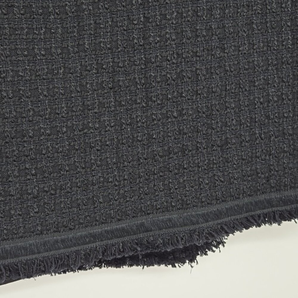 Talbots Tweed Elegant Black Women's Skirt Slit In Back Plus Size Curvy Size 16 - Picture 4 of 12